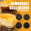 6 formas para tortas de ovo, mini formas para tortas de 3 polegadas com fundo removível 6
