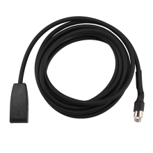 Cabo USB AUX IN preto de 10 pinos e entrada de 3,5 mm para carro para E39 E53 BM54 X5