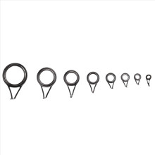 Kit de reparo para vara de pescar com 8 guias de vara de pescar com ponta de 5 a 18 mm de diâmetro