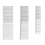 3 Sizes Paper Quilling Tool Comb Carding Holder Create Strip Loops 5