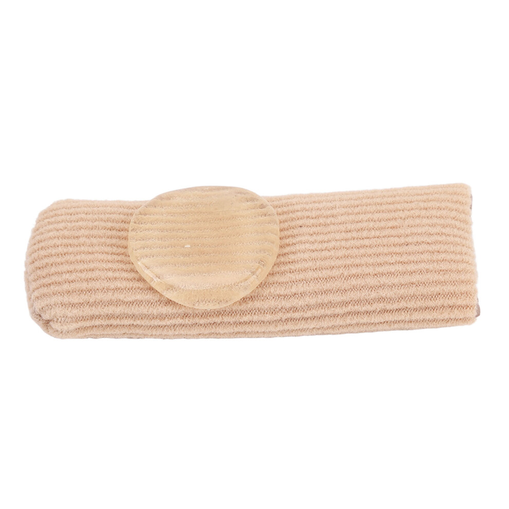 5pcs Skin Color Toe Protectors, Soft SEBS Surface Sleeves, 0.6x2.4in