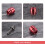 Kit de conexão de óleo para bicicleta Olive Insert para instalação rápida 6