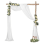 Tecido para drapeado de arco de casamento, 29,5 polegadas x 26,25 pés, cortina translúcida branca 6