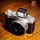 ZF08 Mini Retro Flash Universal Sapata Preta 6