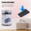 Plastic Shims for Leveling - 36 Piece Jar, Strong and 6
