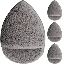 KOL Face Scrubber Premium Charcoal and Vitamin E Infused Facial Cleansing and Exfoliating Pads for Daily Face Cleaning and Makeup Removal 3 Count