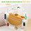 Couch Cup Holder, Couch Drink Holder, Natural Bamboo Sofa Cup Holder 6