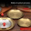 Camping Dishes Rust-Proof Stackable Food Serving Plate 14cm 6