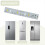 2 peças WR55X26671 Luz LED compatível com geladeiras Luz LED 6