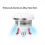 85W LED Photographic Lighting Bulbs E27 Base Lamp With Remote Control 6