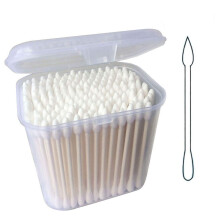 Papierstbchen-Wattestbchen/180 CT Wattestbchen in kompakter Qualitt mit doppelter Spitze robuster Griff vielseitig einsetzbar, sicher und s