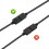 4Pcs RGB Extension Cable for RGB Fan,PC LED Strip 6