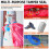 1000 Pcs Plastic Tamper Seals Tags Orange 6