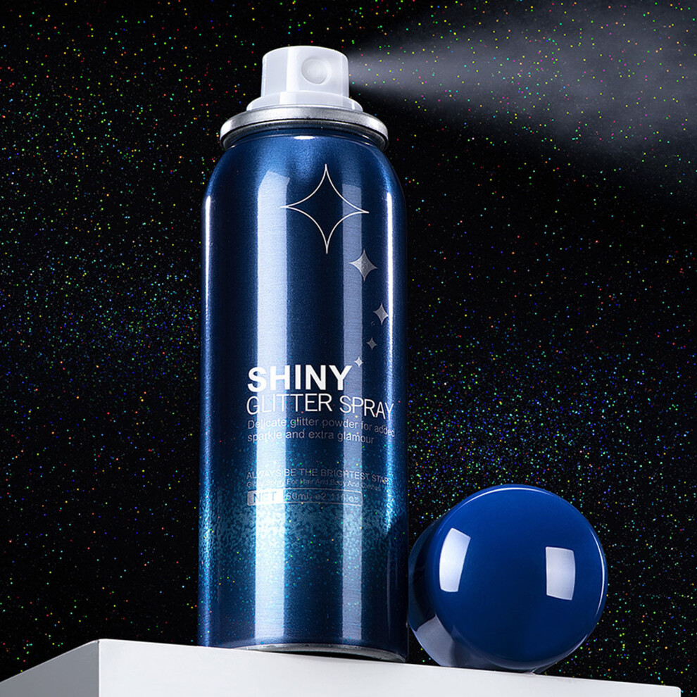 60ml Shiny Glitter Spray for Hair Body & Clothes - Radiant Sparkle