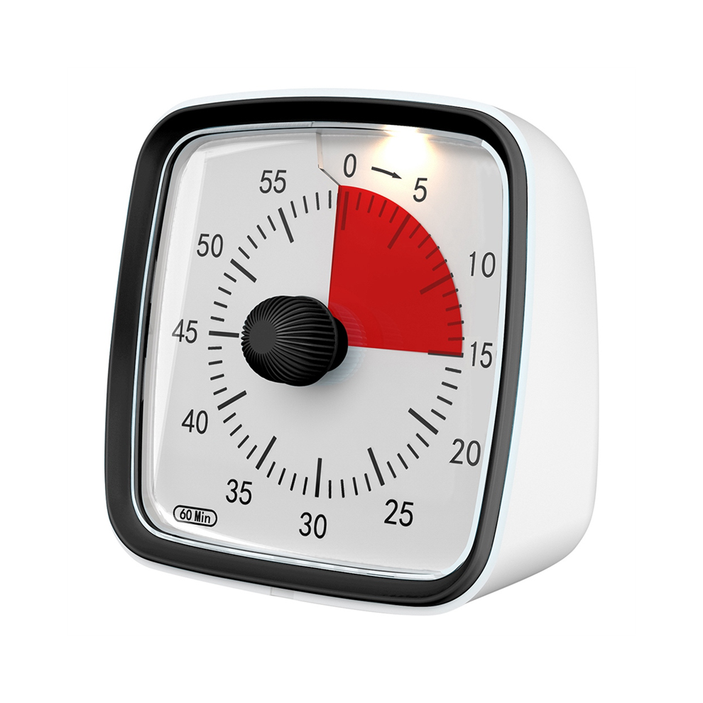 60-Minute Timer, Classroom Classroom Timer, Countdown Timer Black