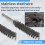Bore Brush for Power Drill Cleaning Wire Brush with Hex Shank Handle 6