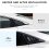 Rear Side Window Louvers for Sedan 2016-2021 6