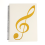 Sheet Music Folder, 60 Pages, Sheet Music/Holder,(White) 5