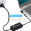 65W PD DC samica vstupného konektora na USB Type-C samec napájací adaptér 6