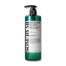 SOME BY MI AHA BHA PHA 30 Days Miracle Acne Clear Body Cleanser - 13,5 Oz 400 ml - Milde exfoli?ende dagelijkse acne body wash voor acnegevoelige hui