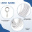 Curtain Wire and Hooks Set, 3 Meters Net Curtain Wirewith 8Pcs Hooks 6