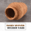 Wicker Basket Rattan Hanging Flowerpot Storage Basket Wicker Vase 6