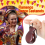 1 Pair Spanish Castanets Wood Hand Percussion Castanets(Brown) 6