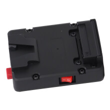 Plaque batterie V-Mount avec clip, 14,8 V, NP-F970/F960