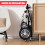 Scooter elétrica para cadeira de rodas para idosos com rodas de 12 polegadas 6