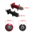 3 Pack Bike Spoke Protector Flywheel Spokes Guard Plastic Cover 6