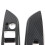 for Vios Car Carbon Fibre Door Window Lift Switch Panel 6