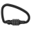 4-Digit Heavy Duty Carabiner Clips, D-Shaped Code Lock 5