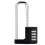 Combination Padlock, Waterproof Heavy Duty Padlock with Code, Black 2