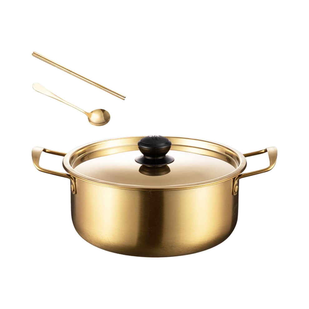 Korean Ramen Cooking Pot 18 cm Stainless Steel Instant Noodles Cookware for Camping Stew and Curry-image-OPC-PKDH9QH-NEW