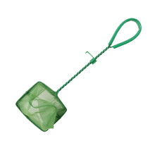 Fish Tank Net | Fine Mesh Long Handle Betta Fish Net for Aquariums, Ponds, Pools - Square Skimmer and Minnow Catcher