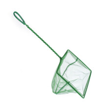 Fish Tank Net - Fine Mesh Aquarium Net with Long Handle for Cleaning, Minnow Catching, Skimming Ponds and Pools