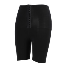 Sauna-Sweat-Shorts S PU-Leder hoher Bund