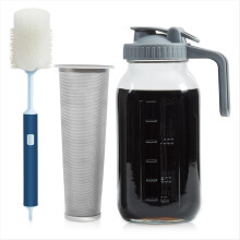 2X Stainless Steel Cocktail Muddler, Mixing Spoon, Jigger Set, Bar Tool Set for Bar Party Wine Cocktail Drink Shaker