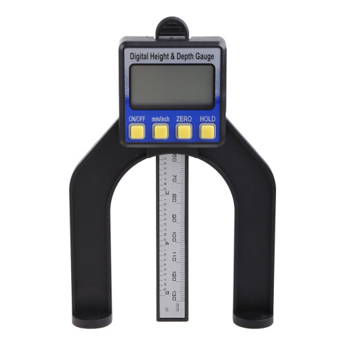 Digital Height & Depth Gauge for Hand Router Table with-Black