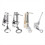 2X for  E46 E81 E87 E82 E88 E90 E91 X3 X1 Z4 120I 316I Thermostat 11537510959 1