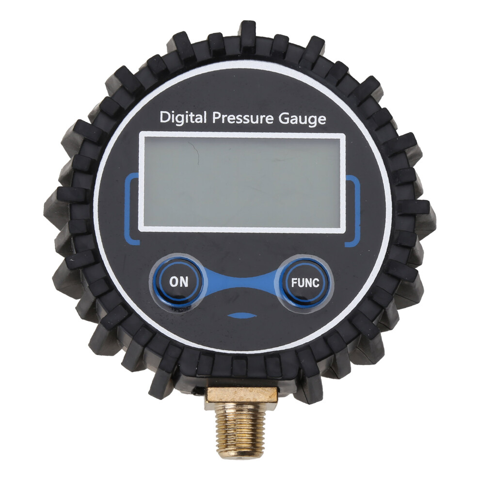 1/8 Npt Car Psi Meter Tyre Pressure Tester 0-200Psi For-Black 7754000112883