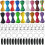 Nylon String for Bracelets Making Kit + Keychain Clips 2