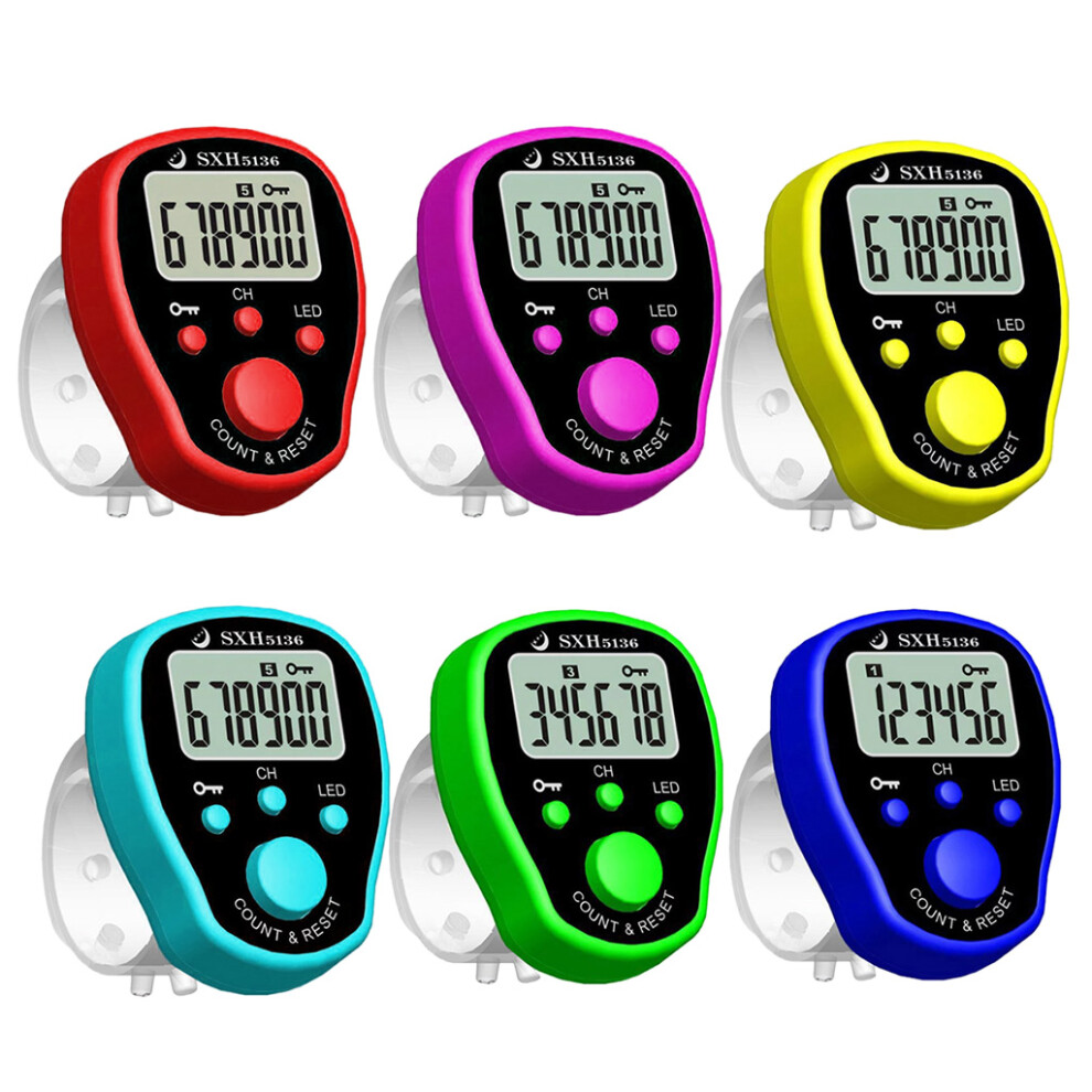 5 Channel Finger Counter Electronic Digital Tally-Army Green 7754000113446