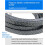Graphitized Graphite Root Expanded PTFE Compression Packing Seal 3M Long 6x6mm Braided Flexible Valve Sealing Solution 5