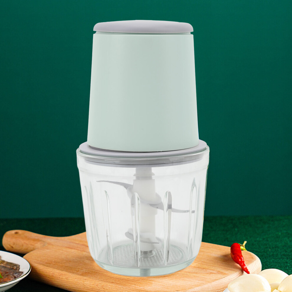 600Ml Wireless Mini Food Processor, Compact 21Cm Chopper Green