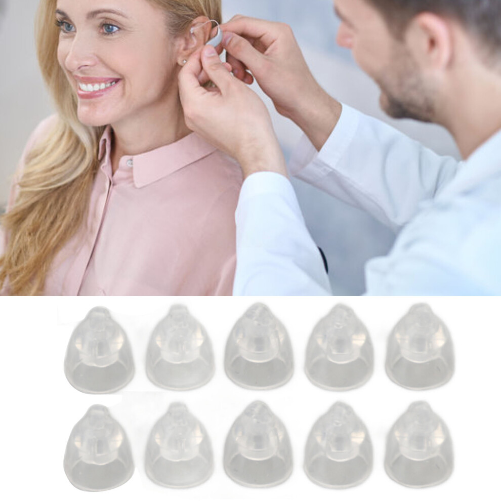 MiniFit Double Vent Bass Domes: 10pcs High Translucency Ear Aids