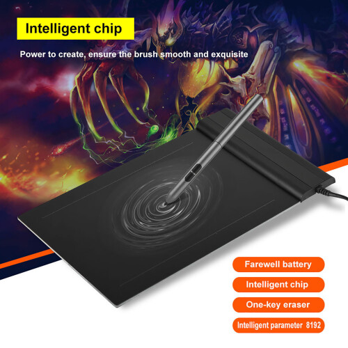 S640 Graphic Tablet Drawing Tablet 6x4 Inch 2