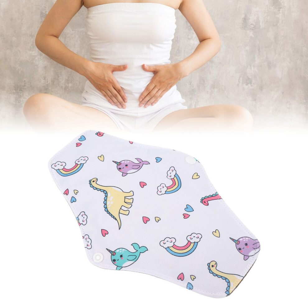 5pcs Washable Sanitary Pads Reusable Waterproof Panty Liners 18x25cm
