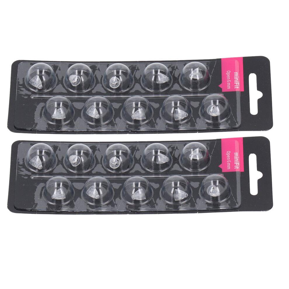 20Pcs Transparent Silicone Bass Domes For Minifit 6Mm Speakers 6901348007369