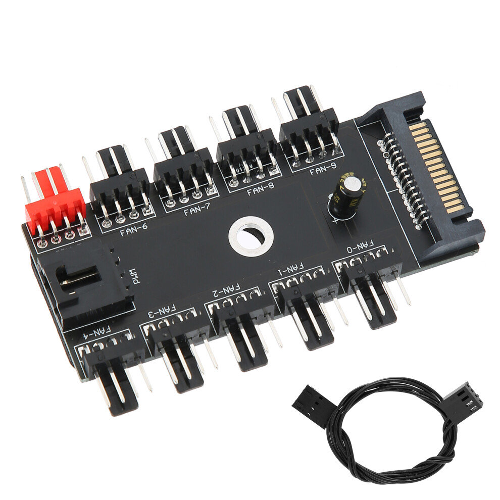 Fan Hub 4ÂPin Pwm Integrated Power Supply Adapter 8320539011608